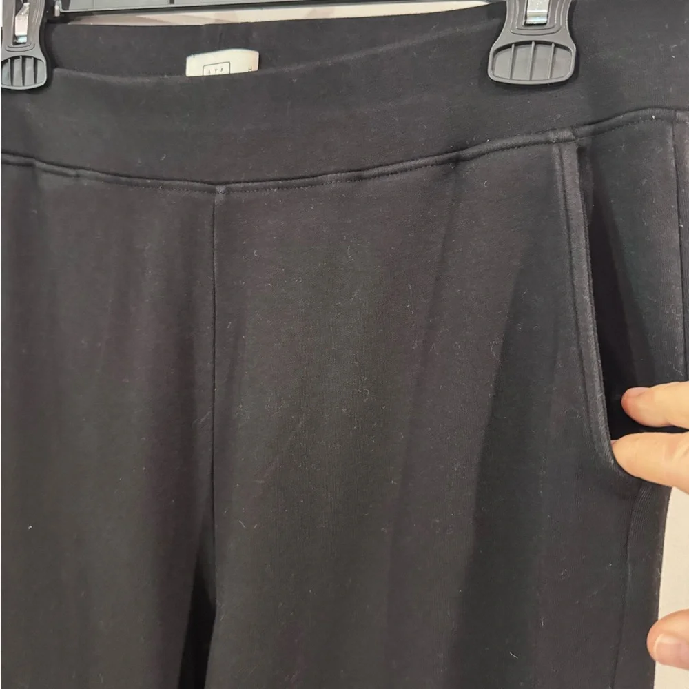 AYR High Hopes Black Wide Leg Women's Pants, XL (S and R Lengths Available) - Picture 11 of 13